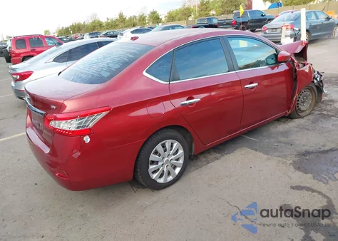 2015 Nissan Sentra Sv из США, поврежденный, VIN 3N1AB7AP7FY249481